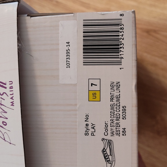 Size 7 Blow Hard red white and blue sneakers - Picture 12 of 12